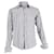 Yves Saint Laurent Striped Button Down Shirt in Grey Silk  ref.614327