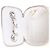 Vanity Mini bolsa de penteadeira de couro de cordeiro branca Chanel acolchoada e de crochê natural Branco - vista 5
