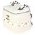 Vanity Mini bolsa de penteadeira de couro de cordeiro branca Chanel acolchoada e de crochê natural Branco - vista 6