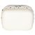 Vanity Mini bolsa de penteadeira de couro de cordeiro branca Chanel acolchoada e de crochê natural Branco - vista 7