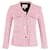 Chaqueta de tweed Maje Vyza de algodón rosa  ref.614435