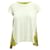 T-shirt estampada plissada com painel Sacai em linho multicolorido  ref.614549