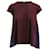 T-shirt estampada plissada com painel Sacai em linho multicolorido  ref.614580