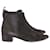 Acne Studios Jensen Ankle Boots em camurça preta Preto Couro  ref.614595