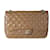 Chanel Tan Caviar Quilted Jumbo Classic Double Flap Bag  Brown Leather  ref.614603
