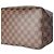 Néonoé Louis Vuitton Safran in pelle gialla e Damier Ebene Neonoe mm Marrone - vista 5