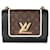 Louis Vuitton Black Leather & Monogram Canvas Braided Twist Mm   ref.614664
