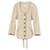 Chanel SS12 Veste en tweed rose à découpes dans le dos Soie Coton Lin Acetate  ref.614983