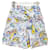 Chanel CHANEL: Vintage short pants Airplane print pattern Cocomark Blue × Multicolor Cloth  ref.615058