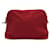 Hermès Clutch-Taschen Rot Baumwolle  ref.615280