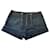 Chanel pantalon jean CHANEL 00 size 38 dames court Noir  ref.615492