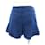pantalones cortos chanel Azul Algodón  ref.615503