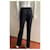 Yves Saint Laurent Calças vintage YSL Variations Azul marinho  - vista 11