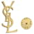 Yves Saint Laurent Pins & brooches Golden Metal  ref.615630