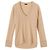Jigsaw Pullover aus reinem Kaschmir mit V-Ausschnitt in Kamelbeige. S Größe