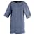 Chloé Chloe Frayed Mini Dress in Blue Cotton Denim  ref.615731