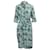 Diane Von Furstenberg Floral Shirt Dress in Blue Viscose Cellulose fibre  ref.615762