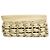 Bolsa clutch RODO off white couro entrelaçado com correntes prateadas Branco - vista 2