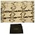 Bolsa clutch RODO off white couro entrelaçado com correntes prateadas Branco - vista 7