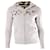 Michael Kors Hoodie Zip Front Sweatshirt in Grey Poly Cotton  Polyester  ref.615867