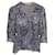 Iro Saola Bluse mit Metallic-Print in Wickeloptik aus mehrfarbiger Viskose Polyester  ref.615914