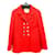 Chanel Manteaux, Vêtements d'extérieur Coton Rouge  ref.615990