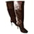 Gucci Leather boots Brown Pony hair  ref.616292