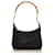 Gucci Black Bamboo Canvas Shoulder Bag Cloth Cloth  ref.616663