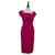 Diane Von Furstenberg Vestido elástico de viscosa DvF Alejetta Rosa Púrpura  ref.617013