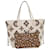 LOUIS VUITTON Monogram Wild at Heart Neverfull MM Tote Bag M45819 auth 30747a Beige Cloth  ref.617062