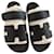 Hermès Cyprus sandals Black Lambskin  ref.617135