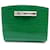 NEW COMPACT WALLET LONGCHAMP ROSEAU GREEN CROCO PRINTED LEATHER WALLET  ref.617160