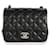 Chanel Schwarze gesteppte Lammleder Mini Square Classic Flap Bag  ref.617493