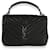 Saint Laurent Black Matelasse Sheepskin Medium College Bag   ref.617502