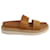 Vince Jenita Slide Sandals in Camel Leather Yellow  ref.617537
