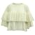 Chloé Ruffled Crocheted Lace Top in White Cotton  ref.617540