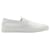 Tod's Tods Pantofola Slip-on Loafers in White Leather  ref.617545