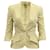 Alexander McQueen Lace Blazer Jacket in Cream Cotton White  ref.617550