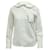 Comme Des Garcons Comme Des Garçons Peter Pan Collar Piped-Trim Shirt in White Cotton  ref.617575