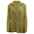 Altuzarra Heather Single-Button Jacket in Olive Green Cotton  ref.617578
