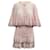 Conjunto de falda y top con ojales de Isabel Marant en algodón rosa  ref.617660