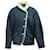 Isabel Marant Dipauline Denim and Faux Fur Jacket in Blue Cotton  ref.617706