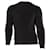 Sweater de malha canelada Stone Island Shadow Project em algodão preto  ref.617743