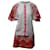 Conjunto de blusa e saia com acabamento em crochê Temperley London em algodão branco  ref.617757