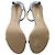 Stuart Weitzman Ankle Strap Open Toe High Heel Sandalen aus silbernem Leder Metallisch - Ansicht 6