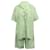 Alexander Wang Pijama Jacquard Top e Shorts em Viscose Menta Fibra de celulose  ref.617785