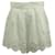 Pantalones cortos festoneados en lino blanco Bellitude de Zimmermann  ref.617790