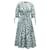 Altuzarra Donrine Floral Print Midi Dress in Blue Cotton  ref.617791