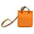 Hermès Bijoux HERMES Cuir Orange  ref.617916