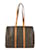 Louis Vuitton Sac souple 55 Taschen Braun Leder  ref.618324